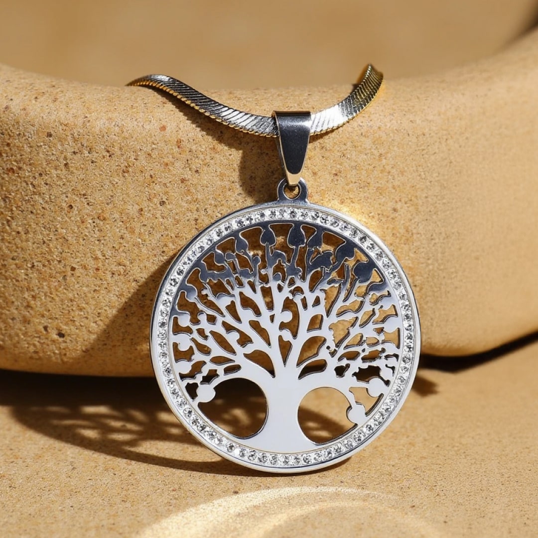 Sparkling Tree of Life Pendant