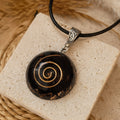 Orgonite Pendant “Protective Energies” in Black Obsidian