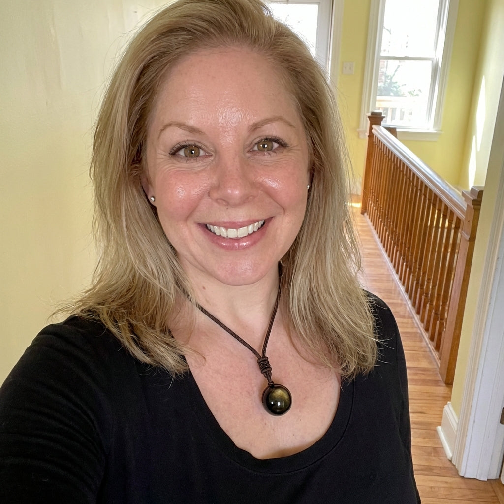 Keiko Golden Obsidian Pendant