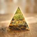 Serena "Tree of Life" Orgonite Pyramid