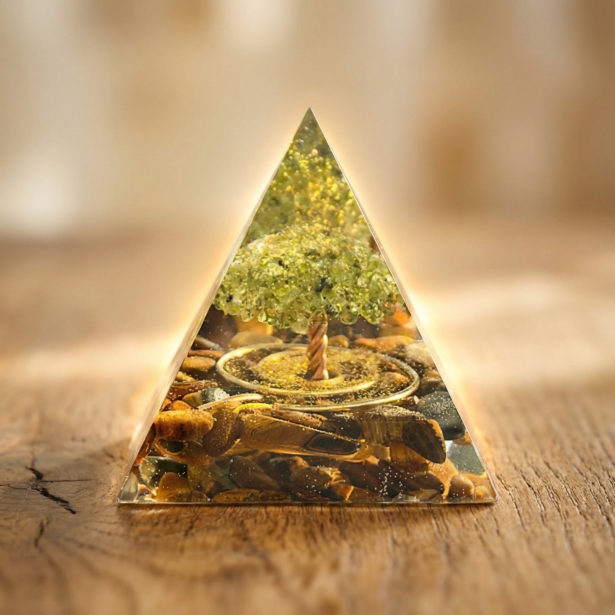 Serena "Tree of Life" Orgonite Pyramid