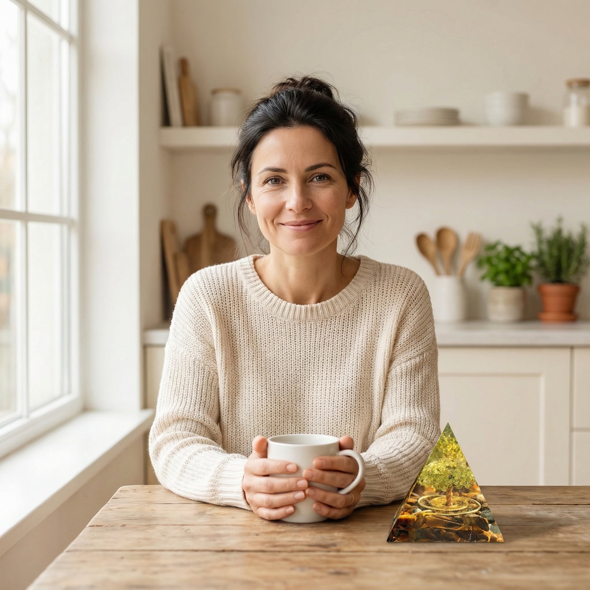 Serena "Tree of Life" Orgonite Pyramid